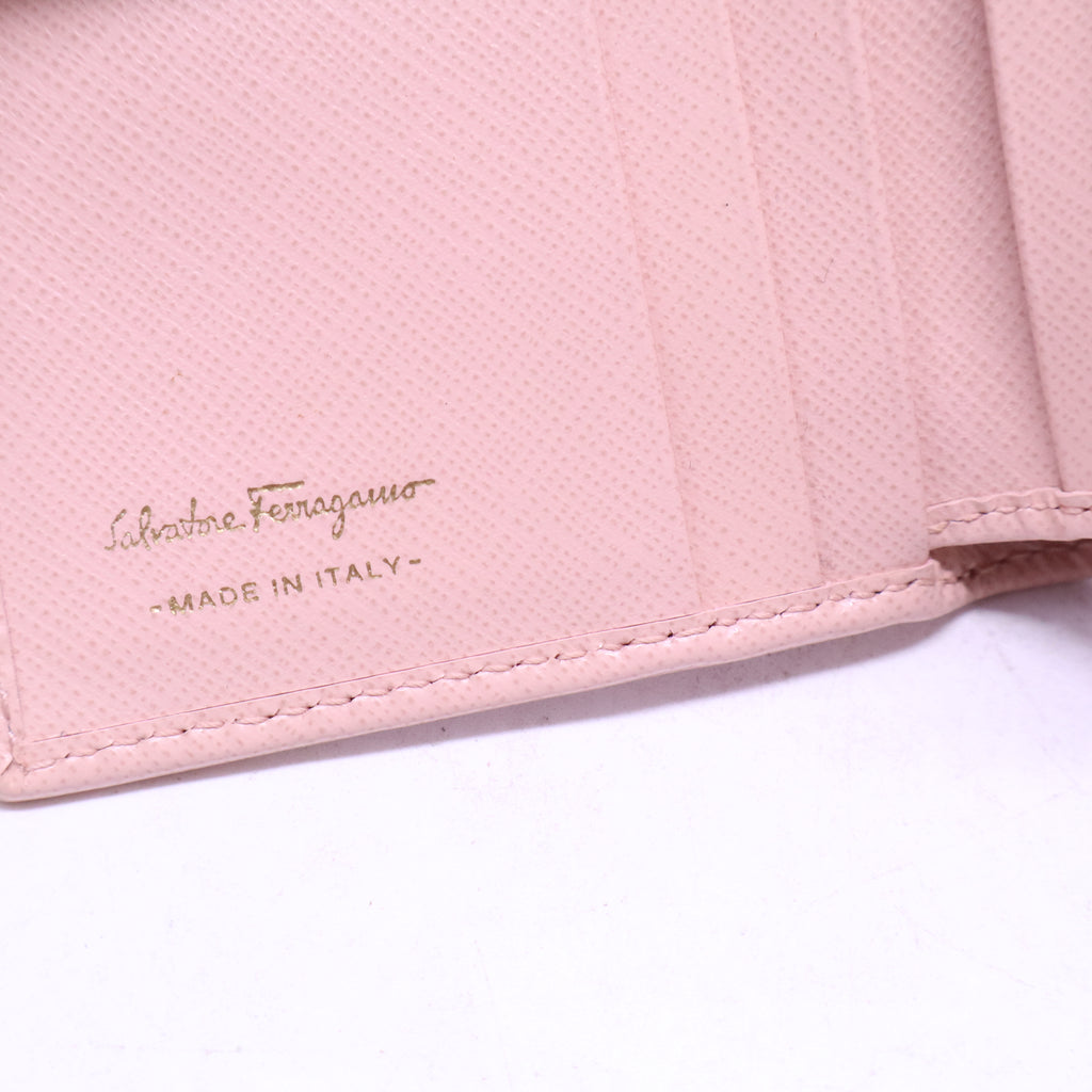 FERRAGAMO Vara ribbon 22 D515 Folded wallet Calfskin Women's W20893