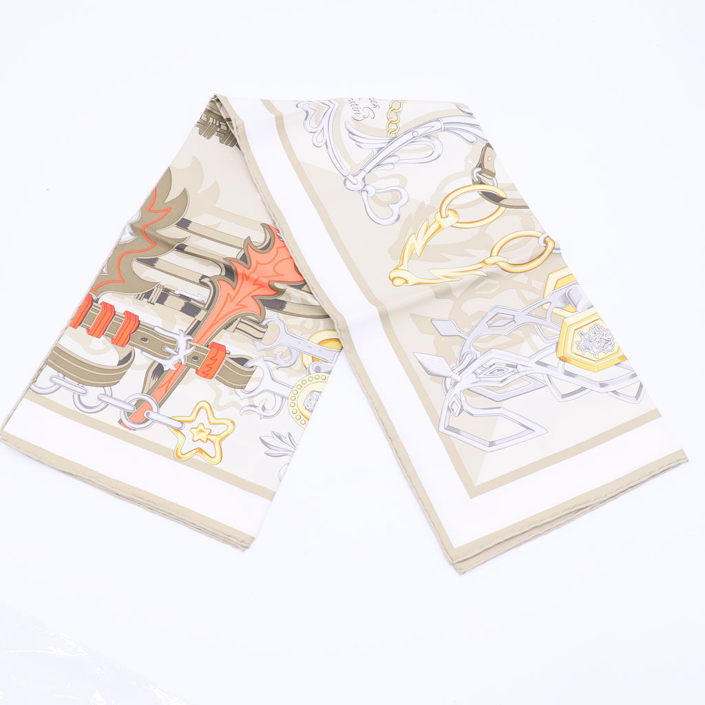 Neige d'Antan Scarf Printed Silk 90 Twins