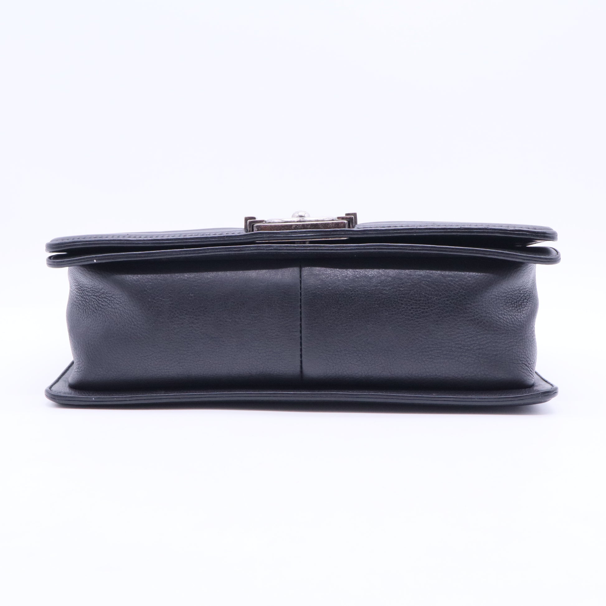 Boy Flap Bag Quilted Caviar Old Medium