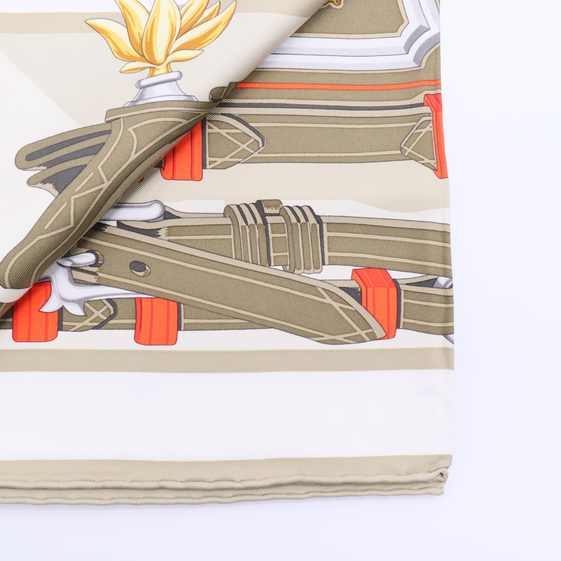 Neige d'Antan Scarf Printed Silk 90 Twins