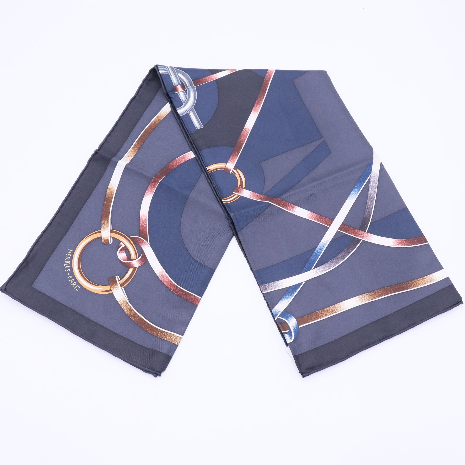 Hermes Multicolor Figure Artistique Scarf Twins