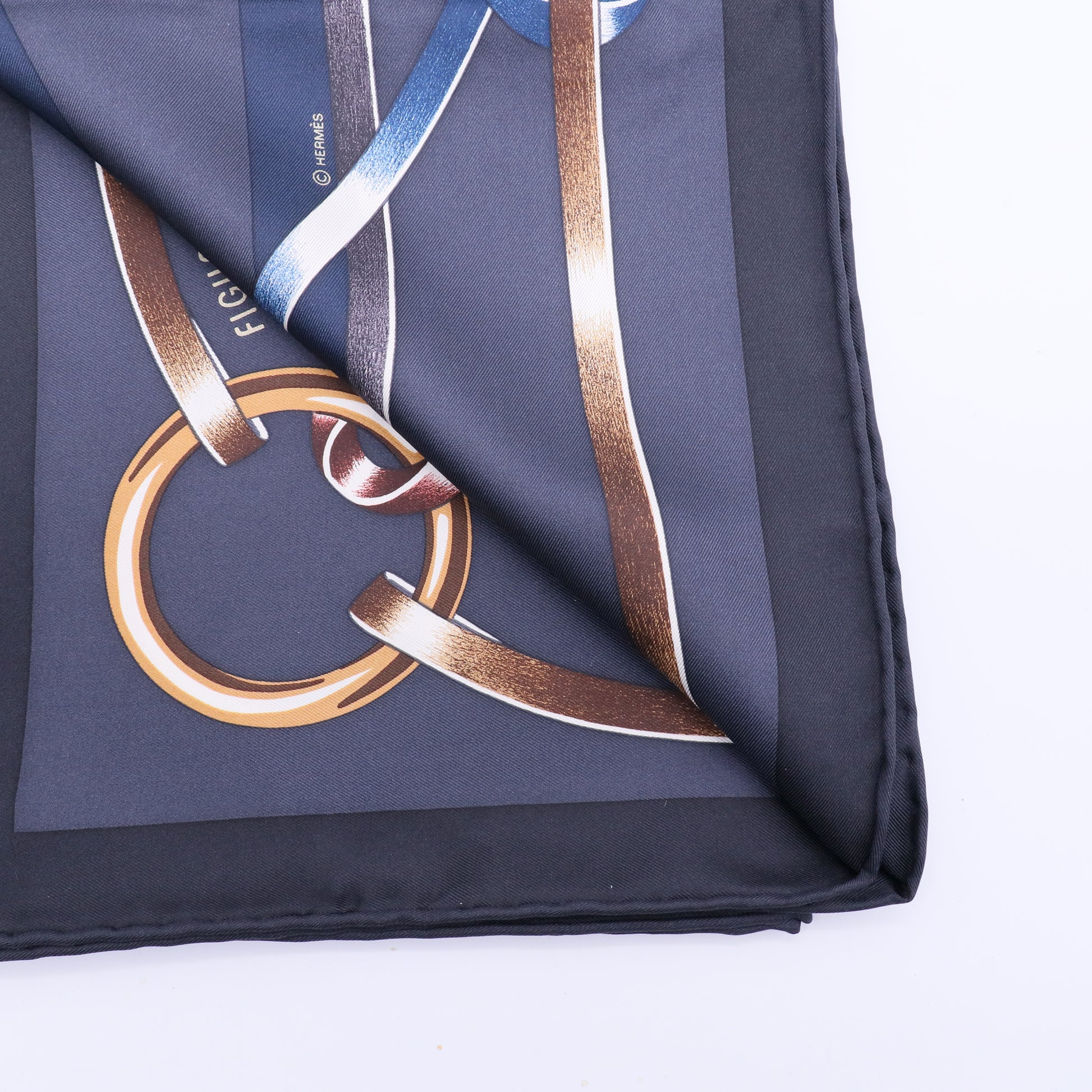 Hermes Multicolor Figure Artistique Scarf Twins