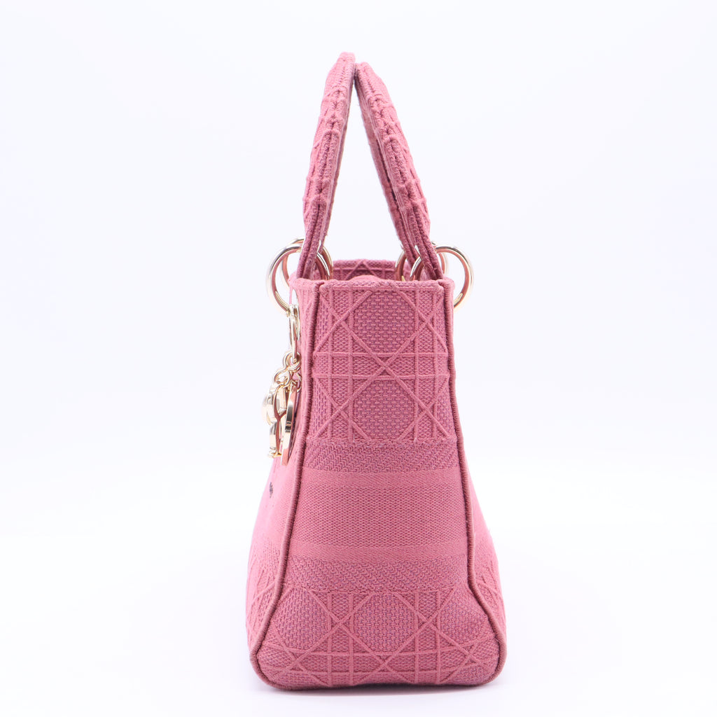 Borsa Dior Lady D-Lite rossa Rosso