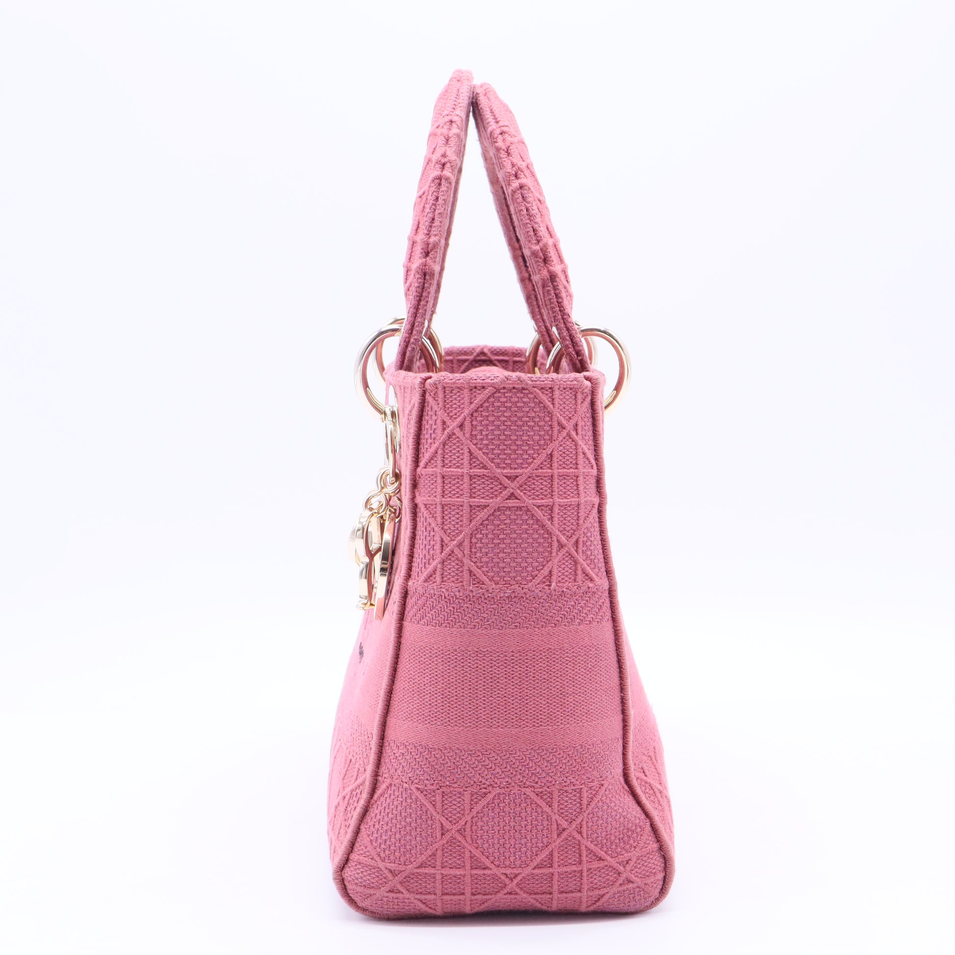 Borsa Dior Lady D-Lite rossa Rosso