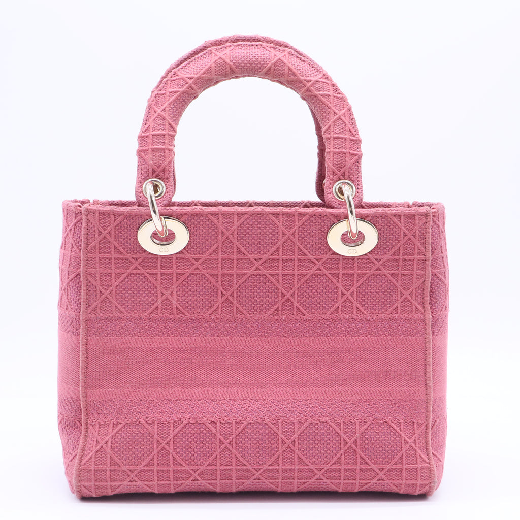 Borsa Dior Lady D-Lite rossa Rosso