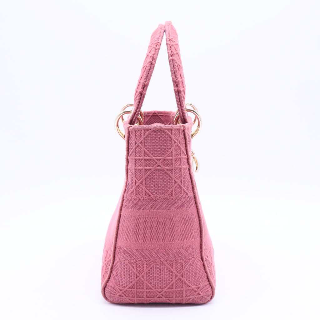 Borsa Dior Lady D-Lite rossa Rosso