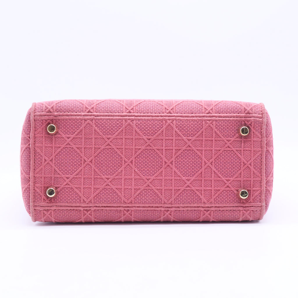 Borsa Dior Lady D-Lite rossa Rosso