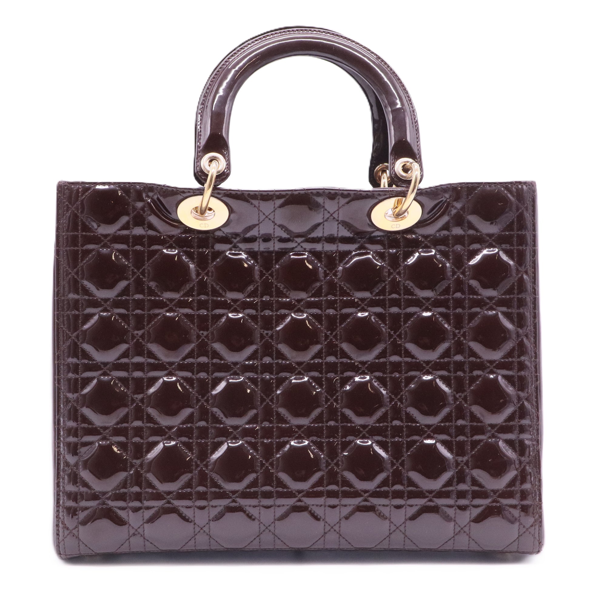 Large Patent Lady Dior Bag