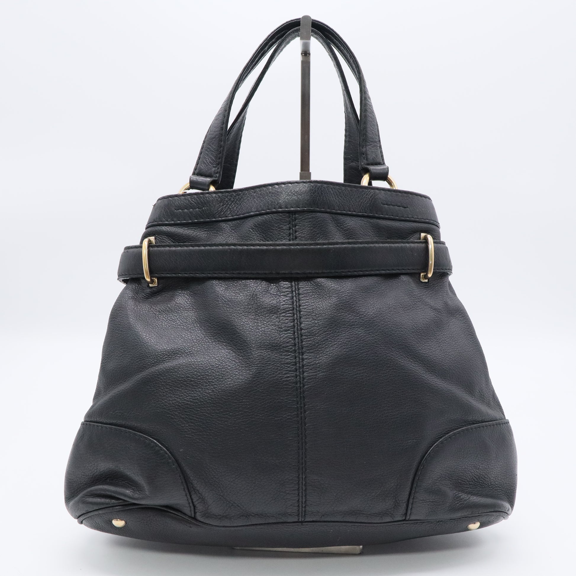Gucci Black Leather Sienna Tote Bag