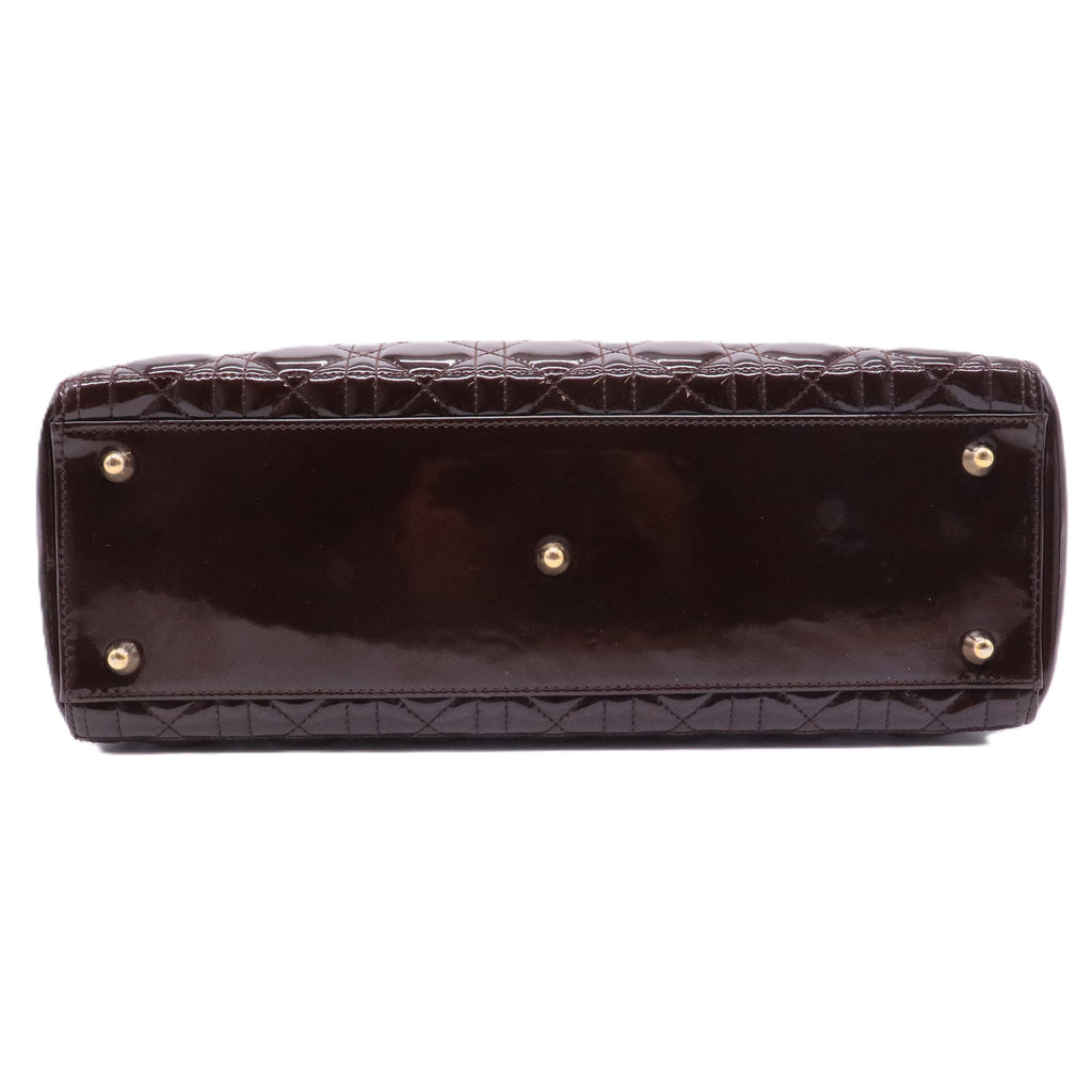 Large Patent Lady Dior Bag