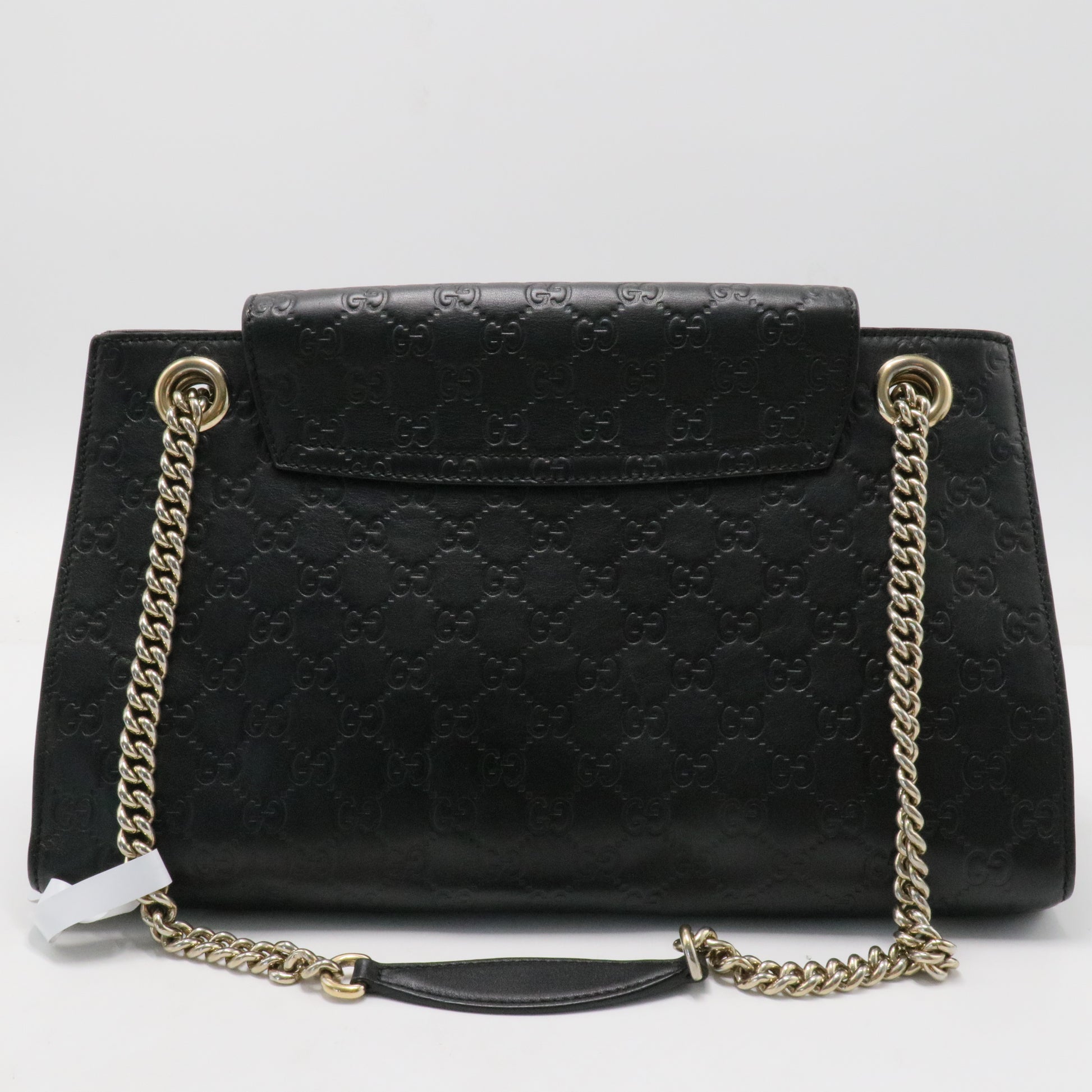 Guccissima Large Emily Chain Shoulder Bag Black