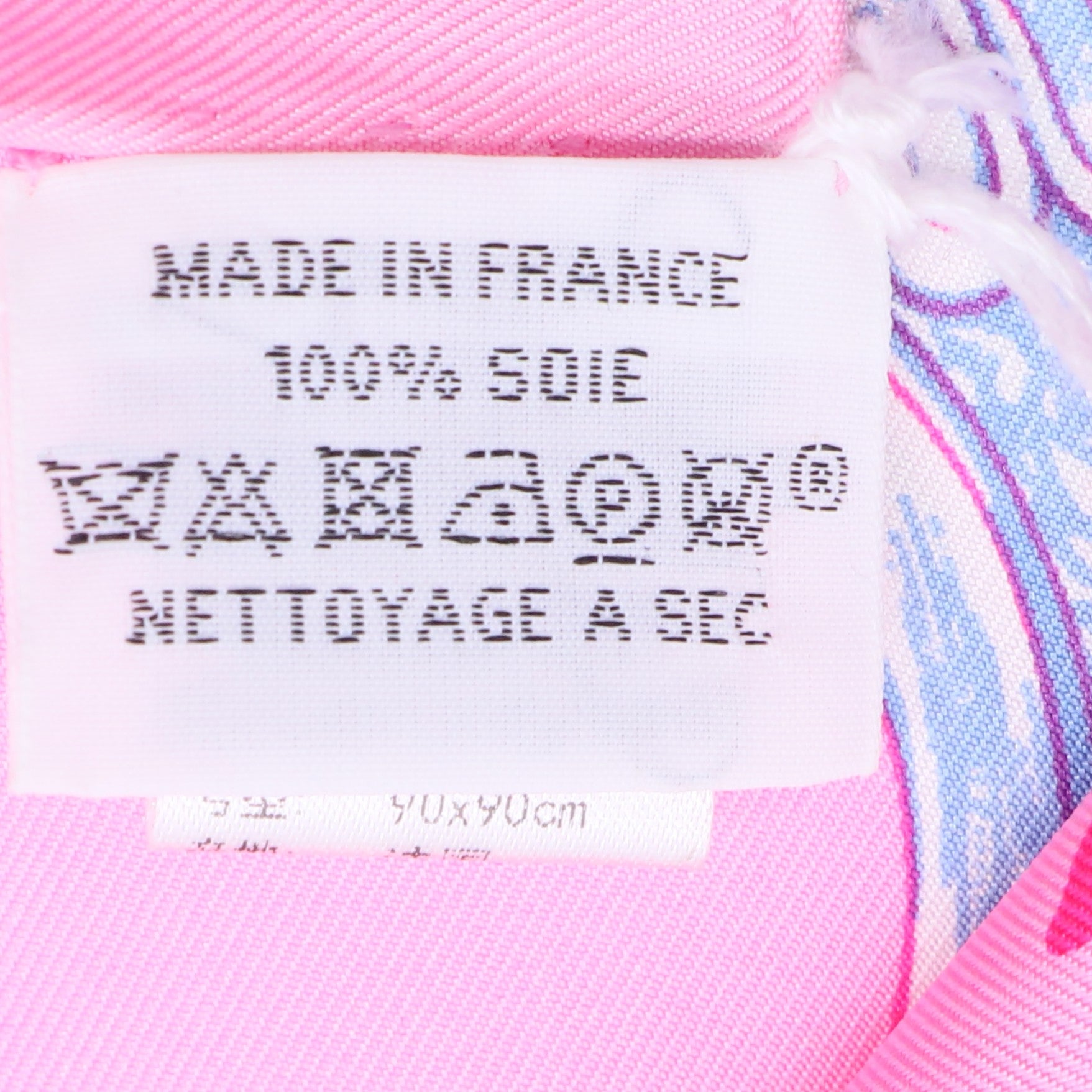 Light Pink Multi "Brides De Gala" Silk Scarf Twins LDJ2443