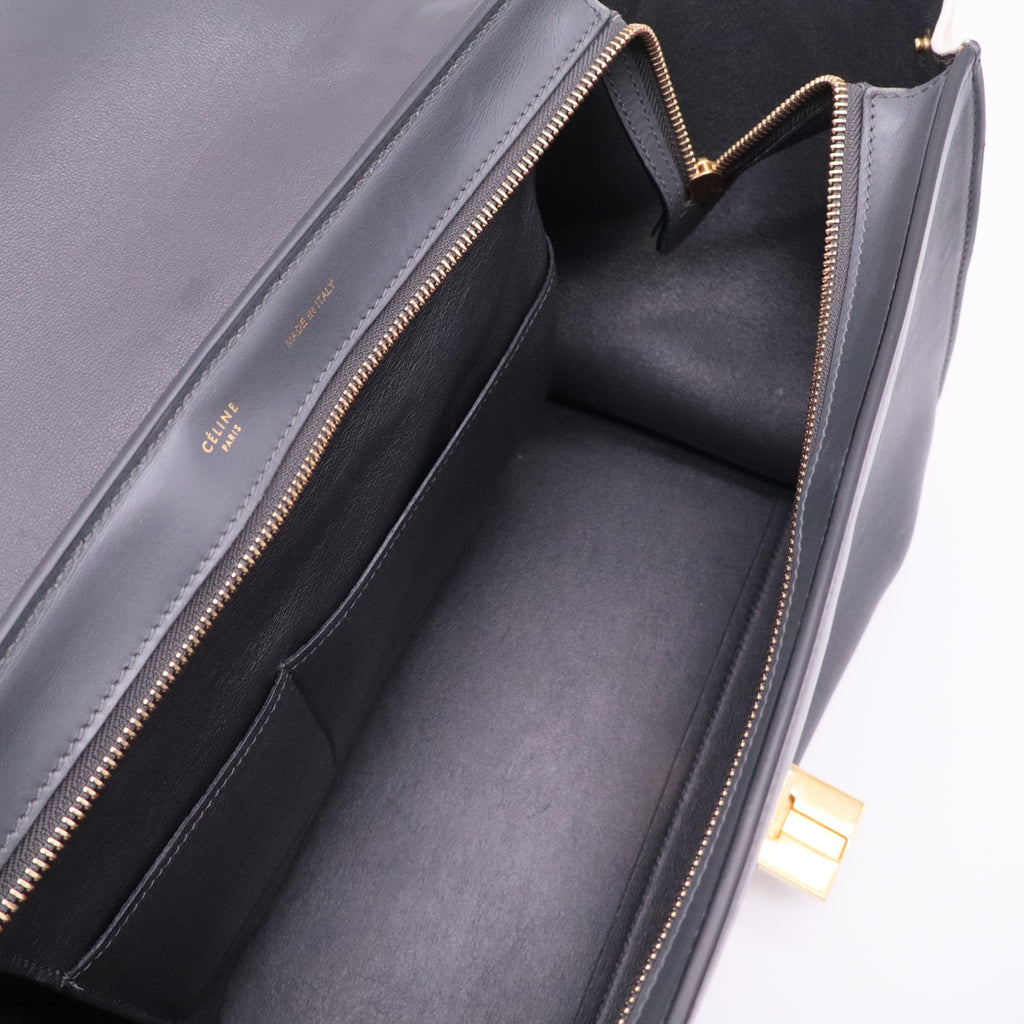 Tricolor Trapeze Bag Leather Medium