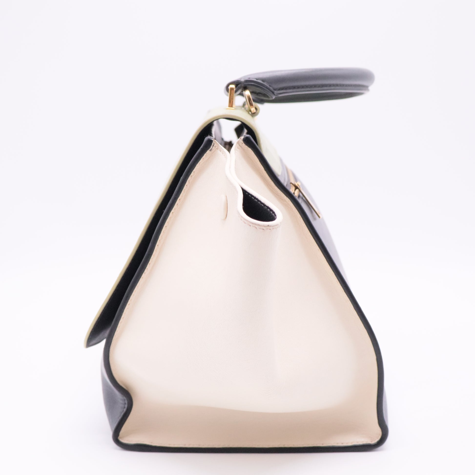Tricolor Trapeze Bag Leather Medium