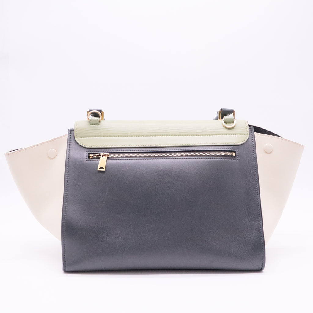 Tricolor Trapeze Bag Leather Medium