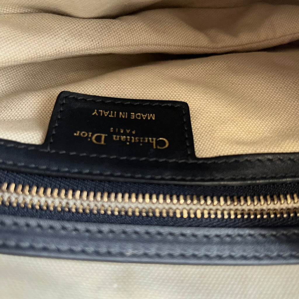 Oblique Saddle Bag Blue twins