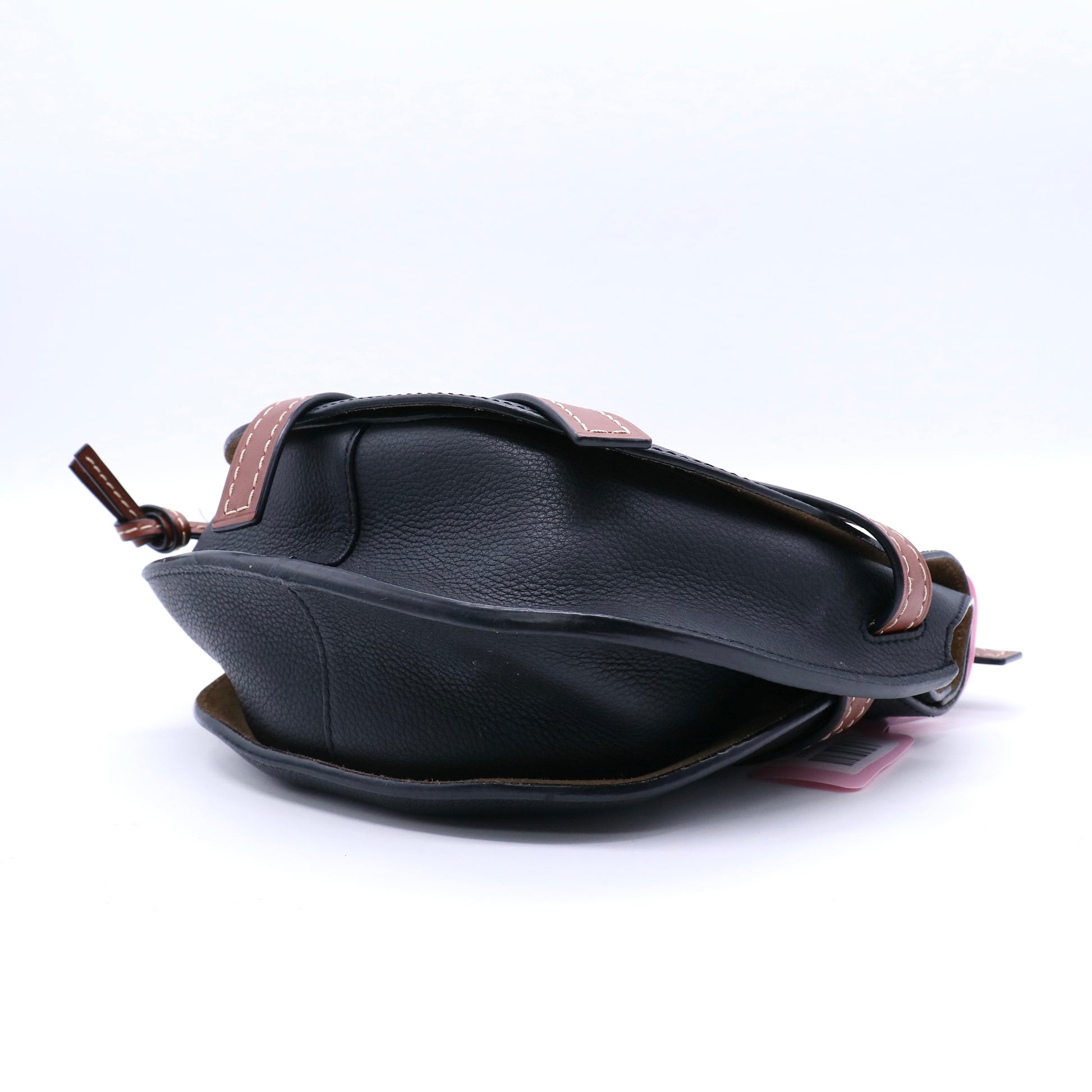 Black Leather Gate Bag Twins LDJ3693