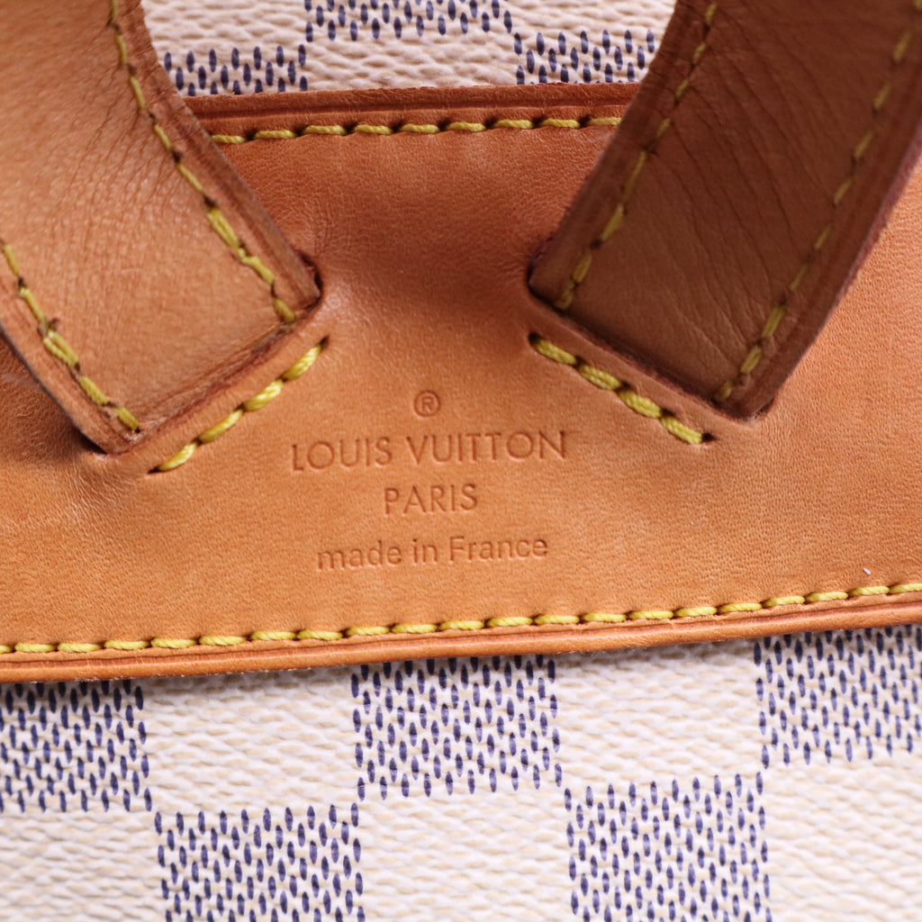 Damier Azur Canvas Sperone Backpack Bag Twins