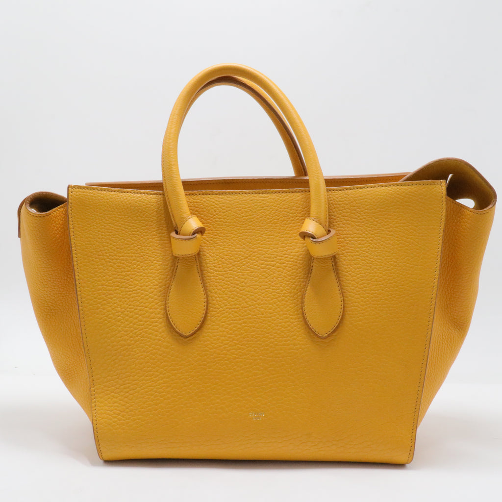 Tie Knot Tote Grainy Leather Small