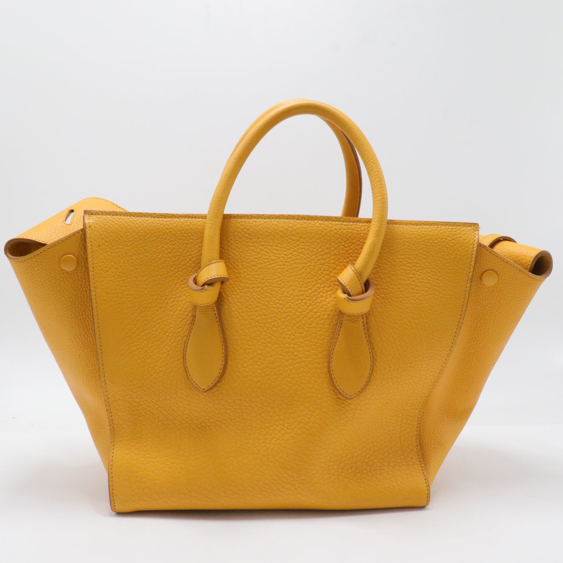 Tie Knot Tote Grainy Leather Small