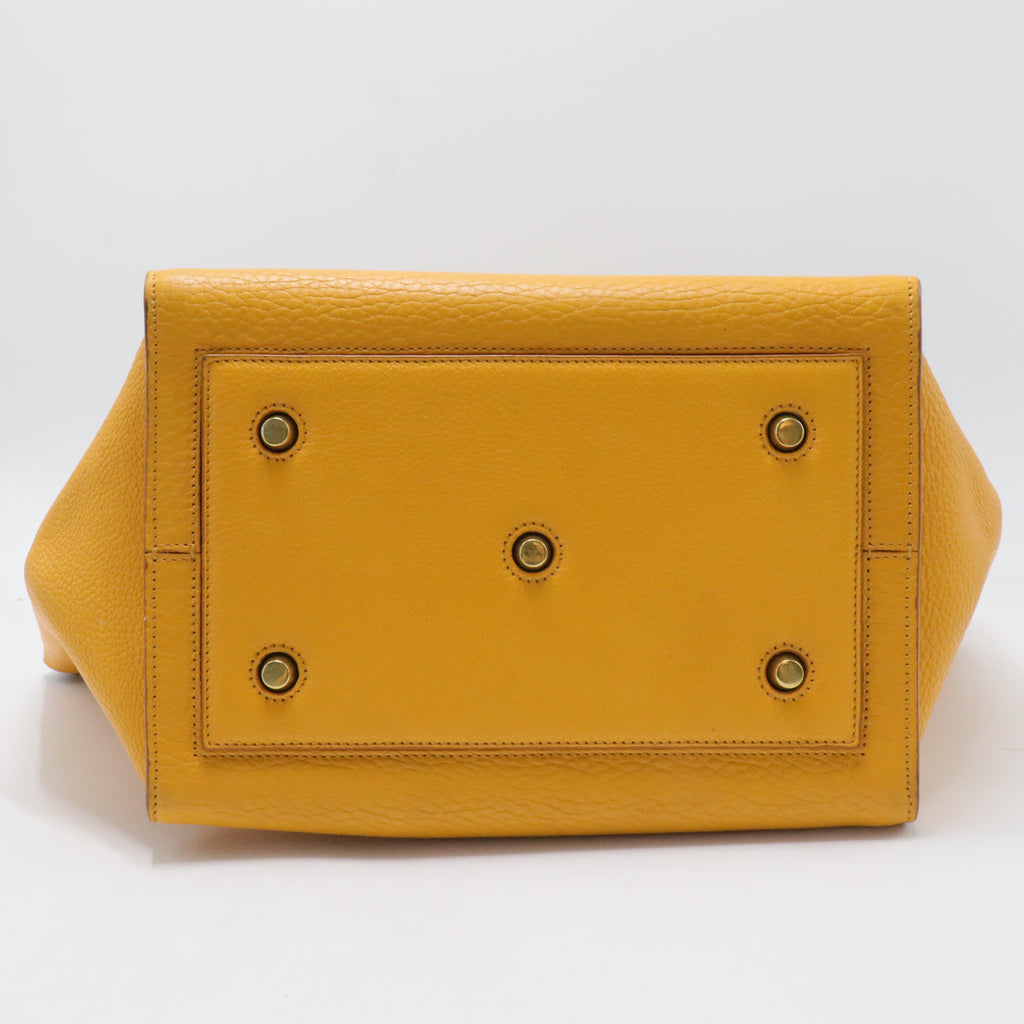 Tie Knot Tote Grainy Leather Small