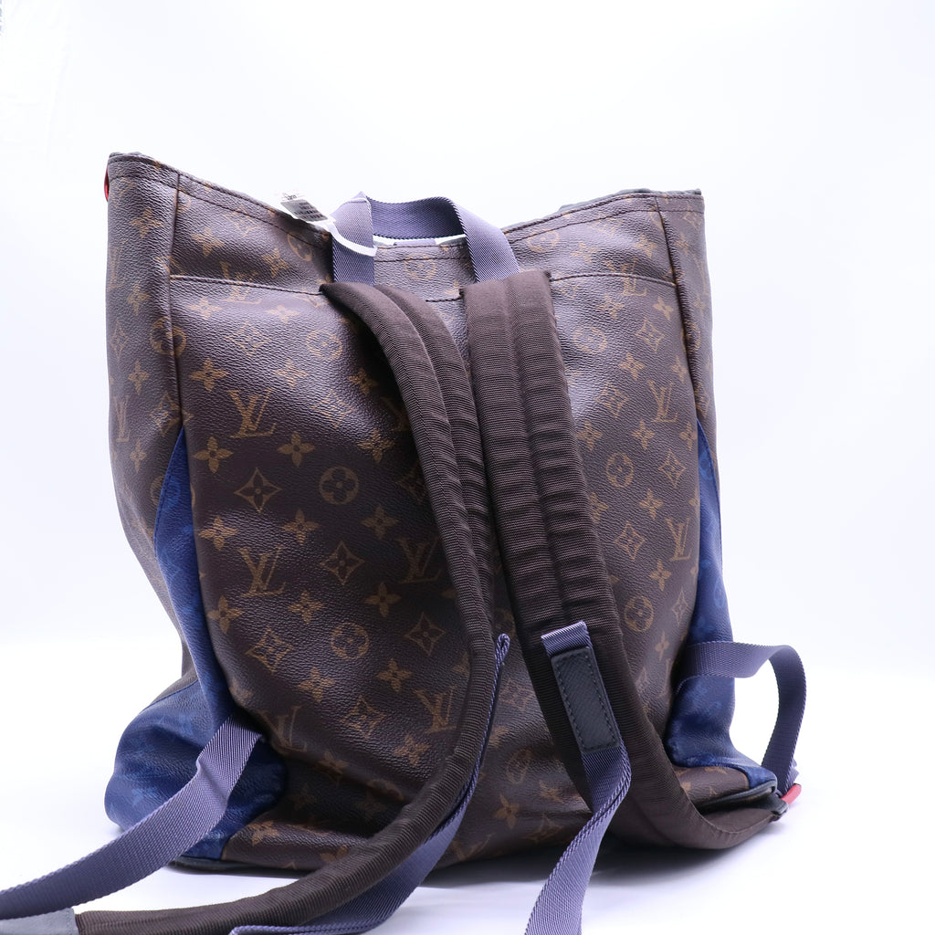 Louis Vuitton Limited Edition Monogram Blue Fleece Pack Marc Newson Ba – LAW DIVINE LUX
