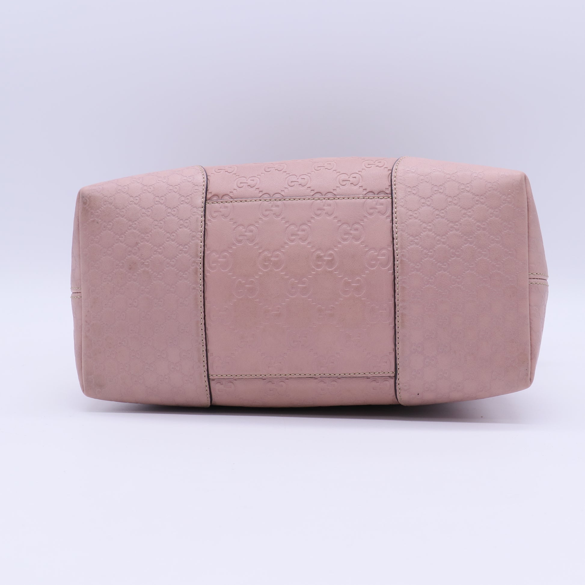 Signature Fold Over Tote Guccissima Leather Medium Twins B21359