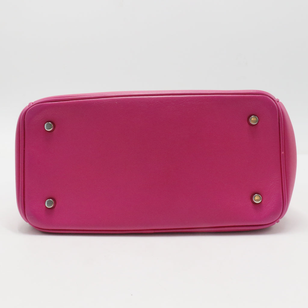 Pink Leather Be Dior Flap