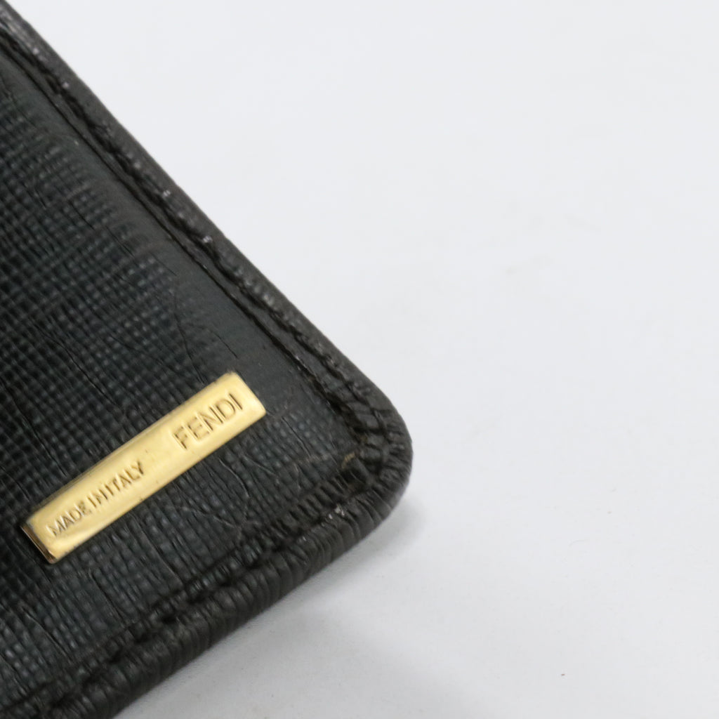 Fendi Tobacco Zucca Coated Canvas and Leather Flap Continental Wallet