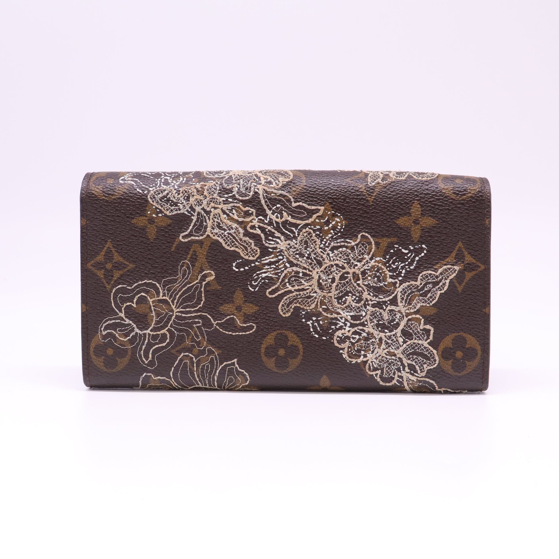 Louis Vuitton Monogram Dentelle Sarah Wallet W22090