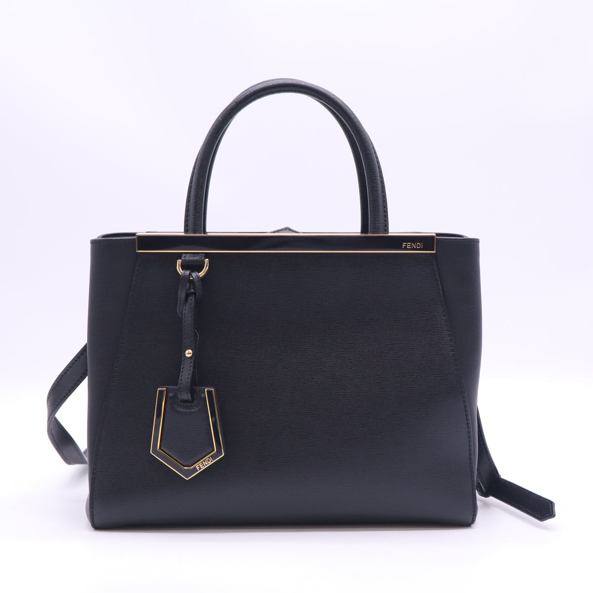 Fendi 2Jours Leather Tote Bag twins B24230