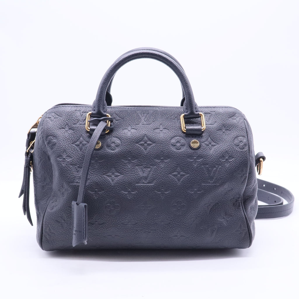 Speedy Bandouliere Bag Monogram Empreinte Leather 25 Twins