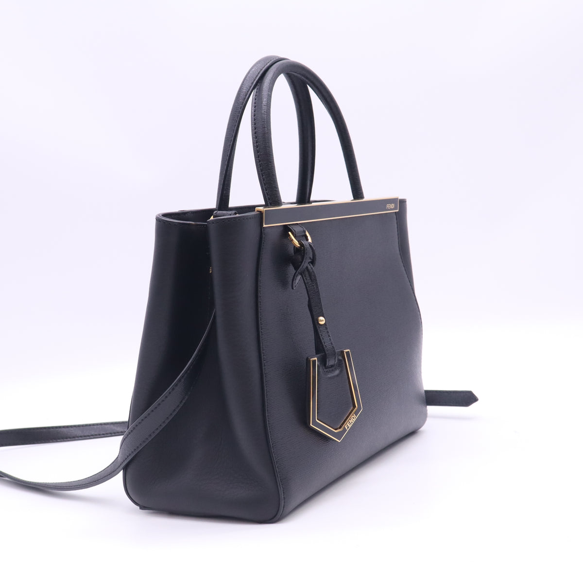 Fendi 2Jours Leather Tote Bag twins B24230