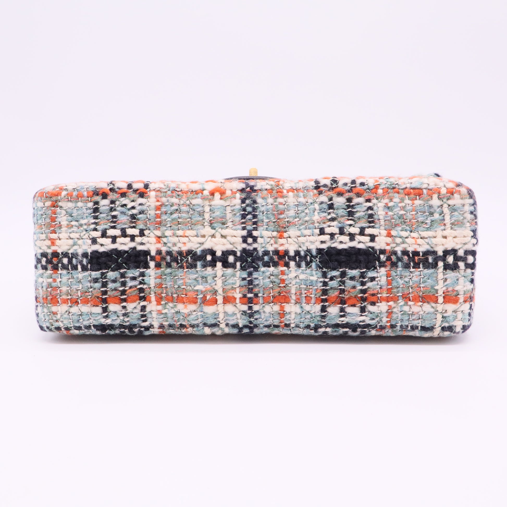 Multicolor Tweed 2.55 Medium Classic Double Flap Shoulder Bag Twins