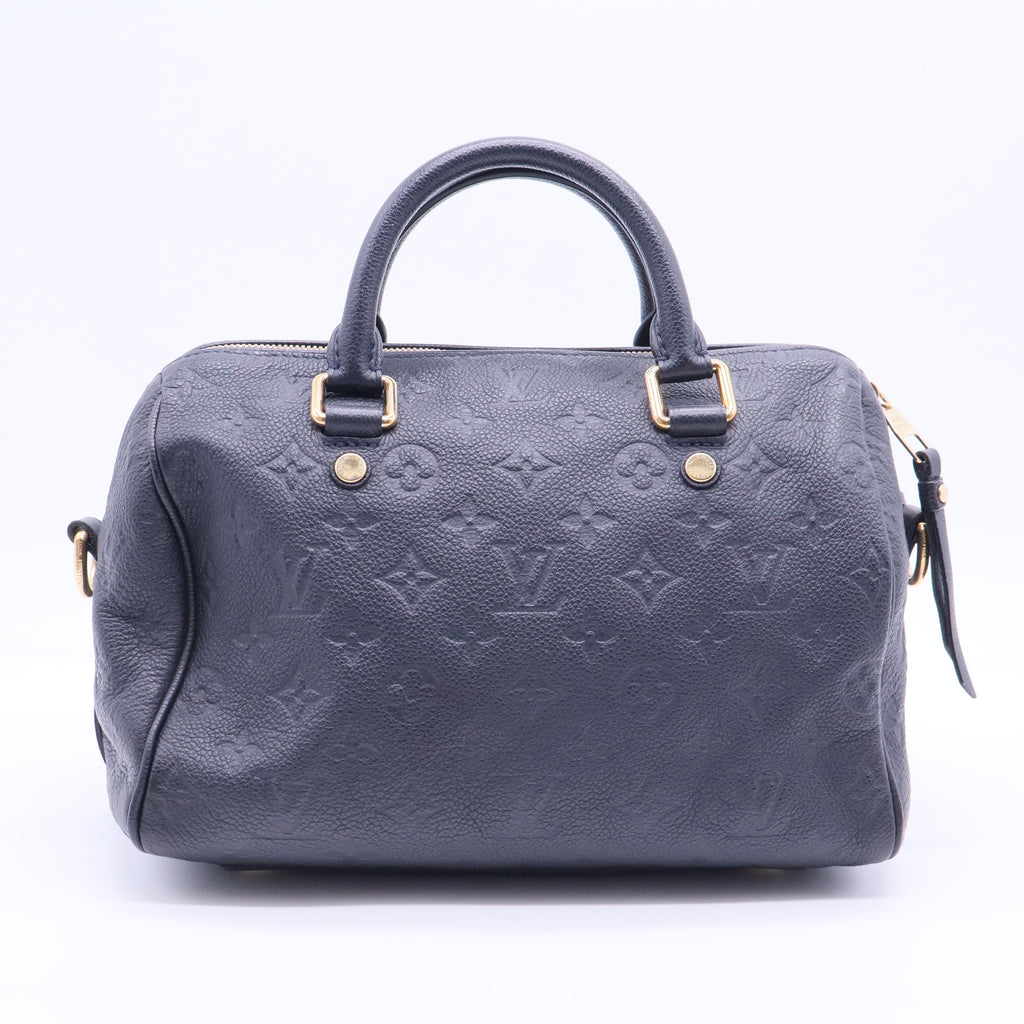 Speedy Bandouliere Bag Monogram Empreinte Leather 25 Twins