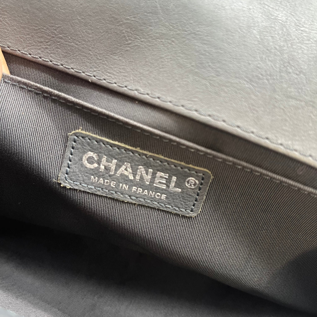 Boy Flap Bag Quilted Lambskin Old Medium twins