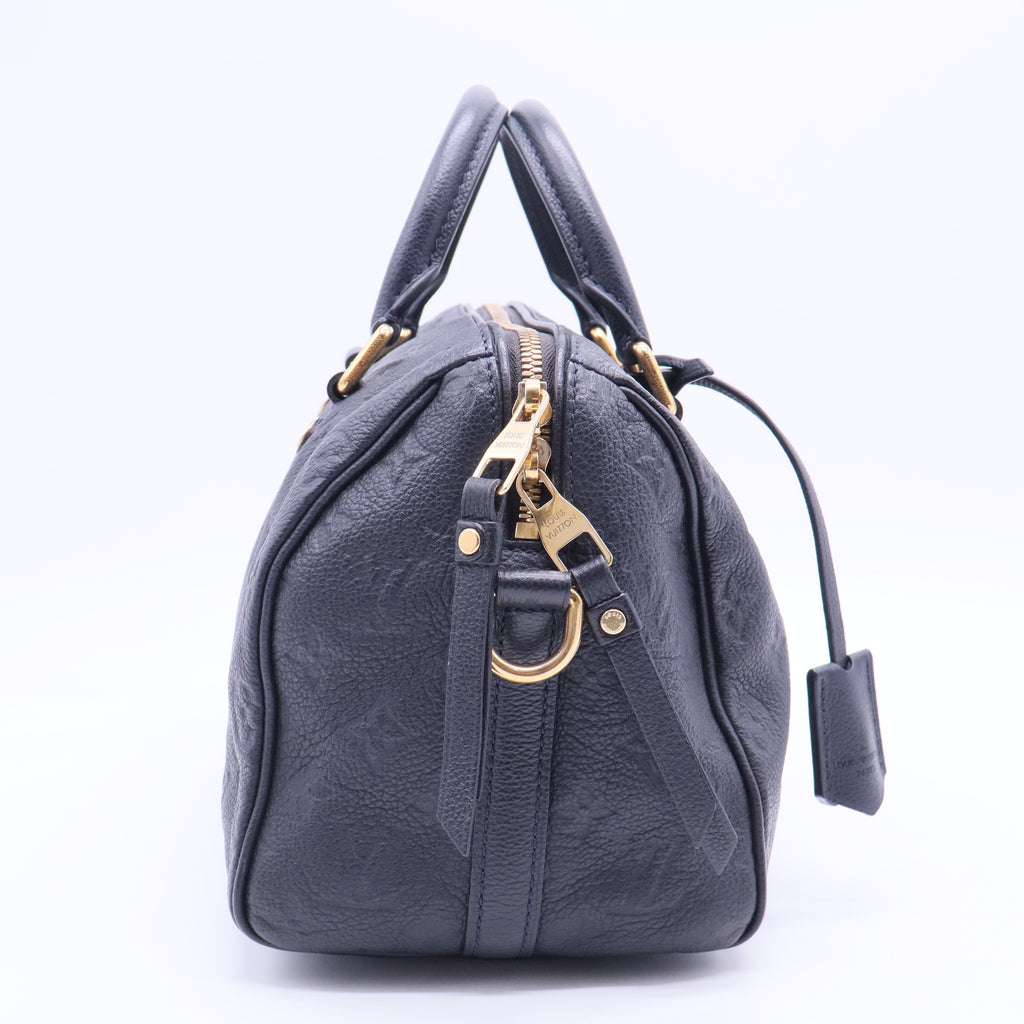 Speedy Bandouliere Bag Monogram Empreinte Leather 25 Twins