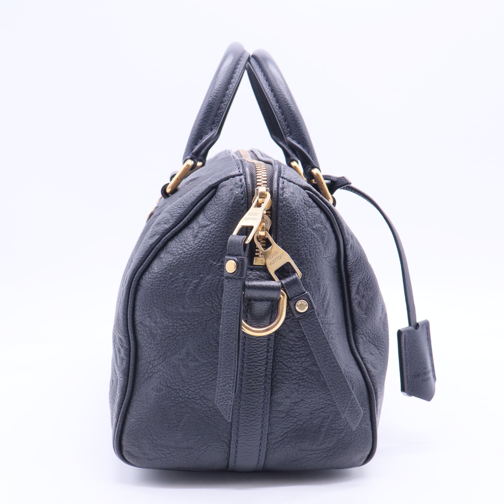 Speedy Bandouliere Bag Monogram Empreinte Leather 25 Twins