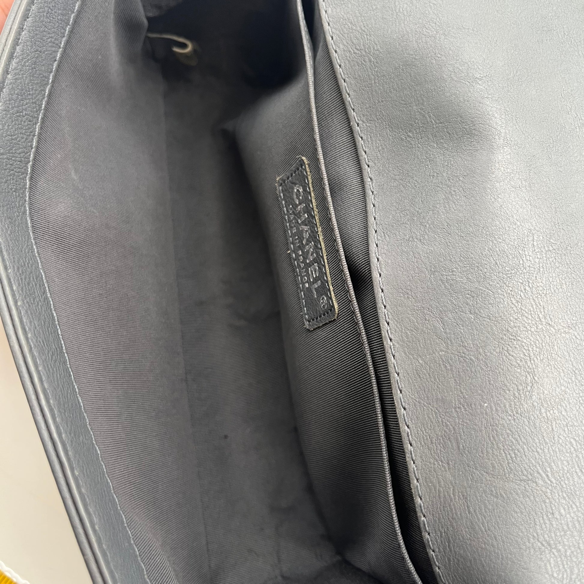 Boy Flap Bag Quilted Lambskin Old Medium twins