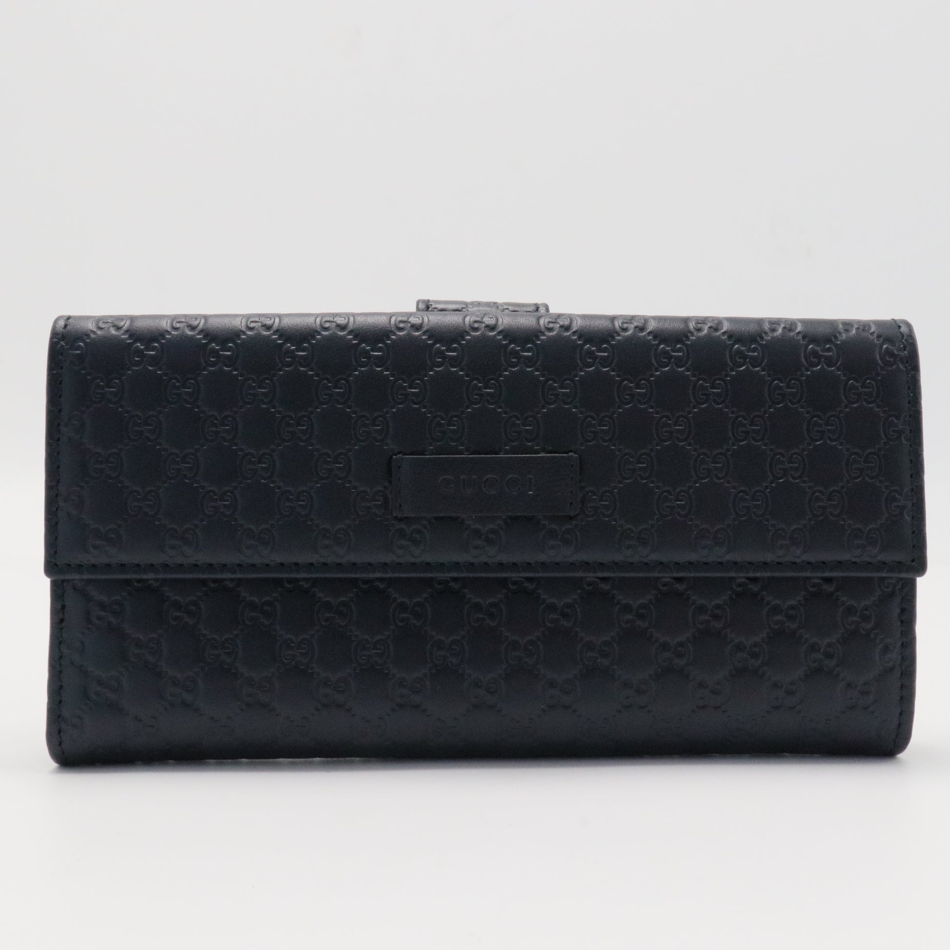 Continental Flap Wallet Microguccissima Leather Long