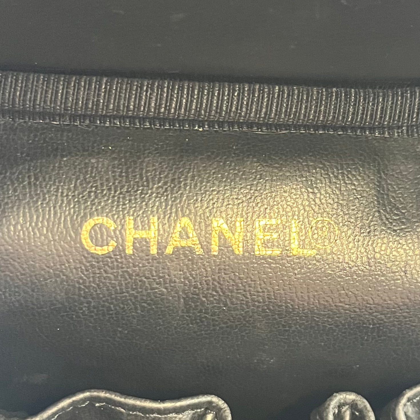 Caviar Cosmetic Vanity Bag Black twins