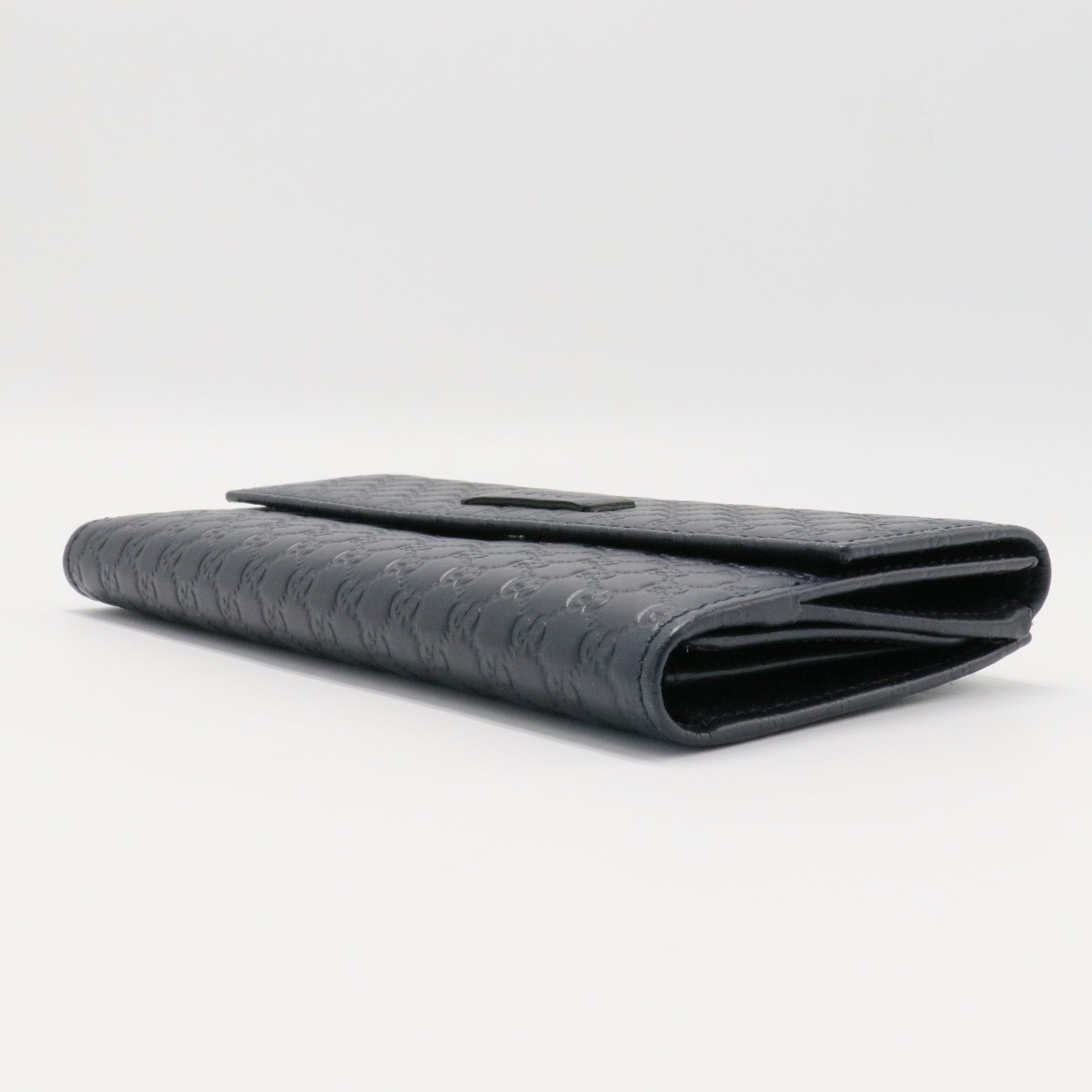 Continental Flap Wallet Microguccissima Leather Long