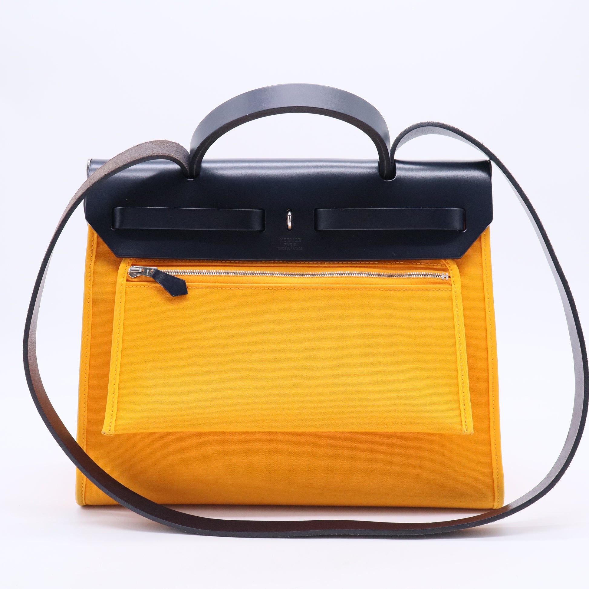 Military Toile Vache Hunter Verso Herbag Zip Retourne 31 PM Jaune Or Bleu Outremer Bleu Saphir B20411