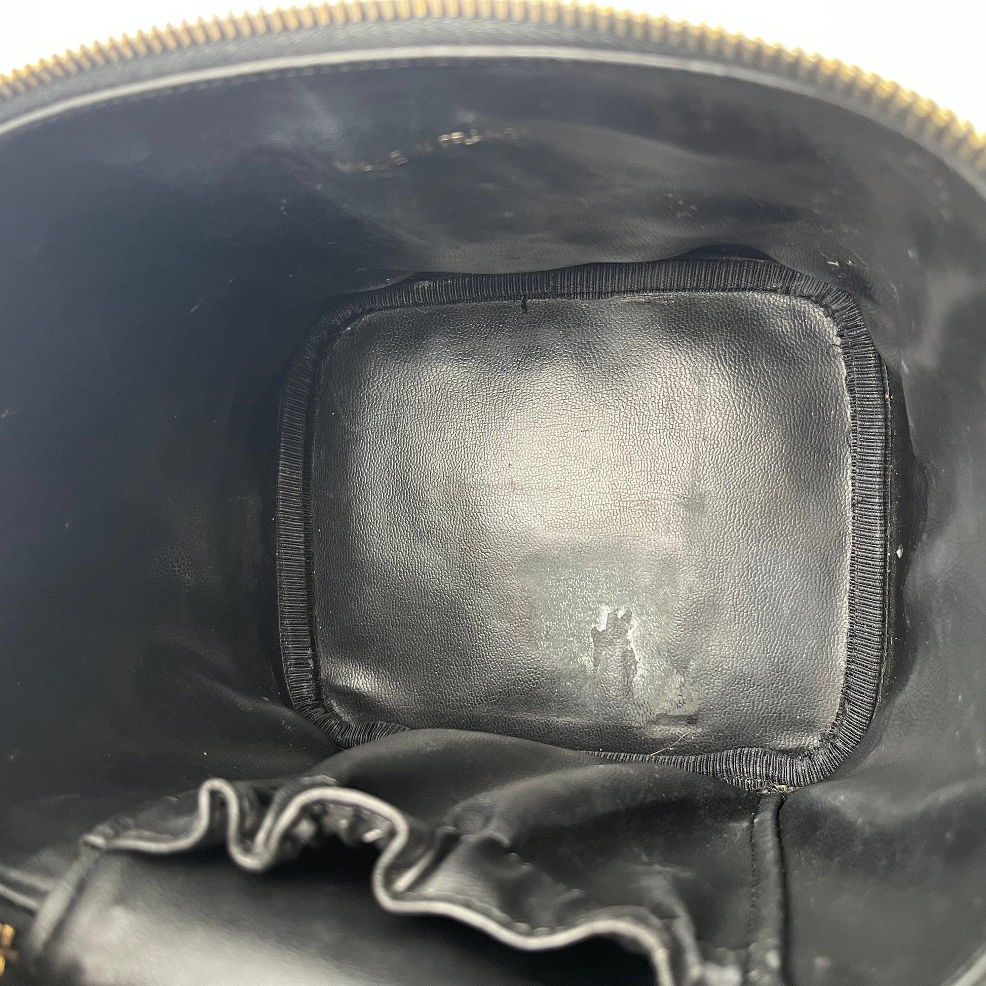 Caviar Cosmetic Vanity Bag Black twins