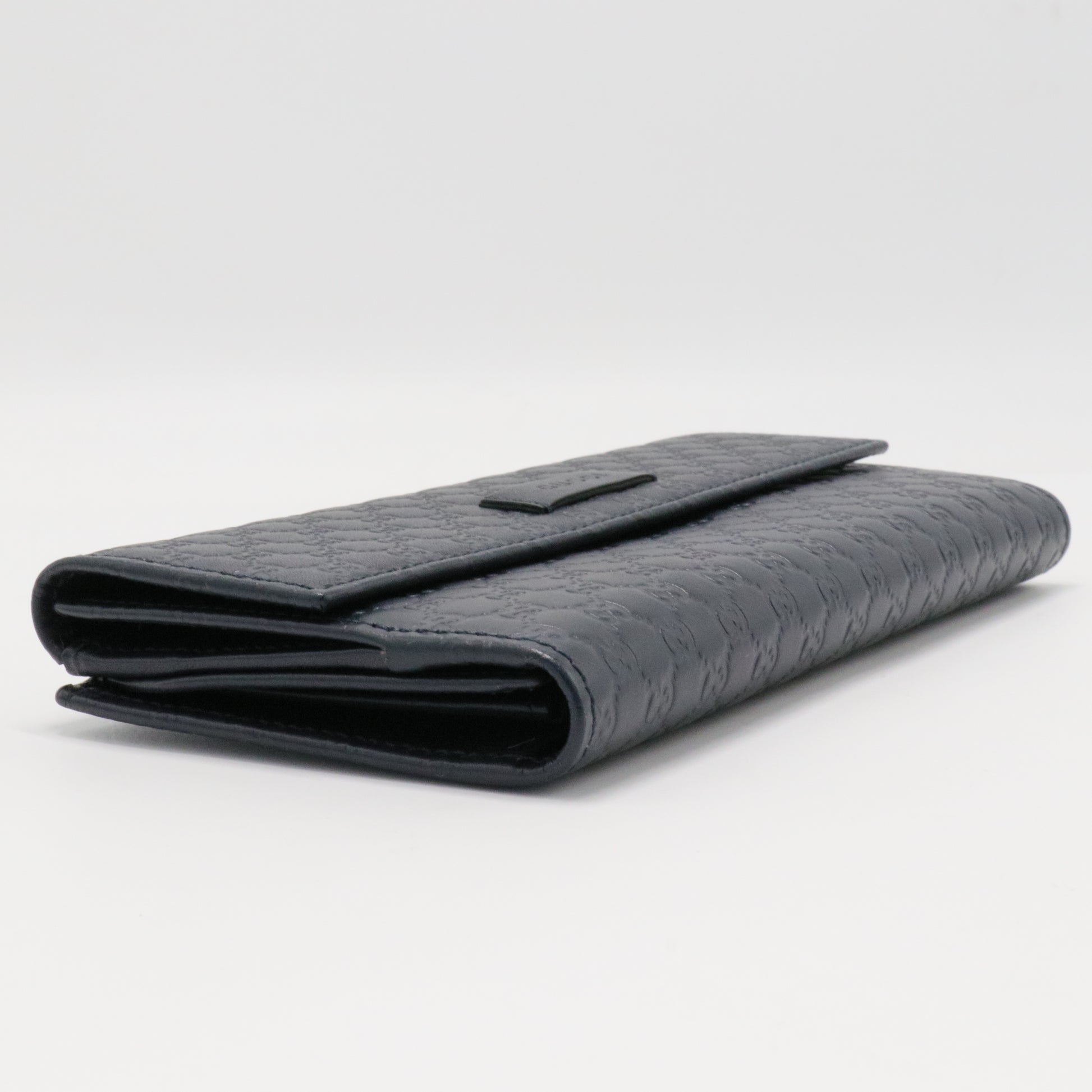 Continental Flap Wallet Microguccissima Leather Long