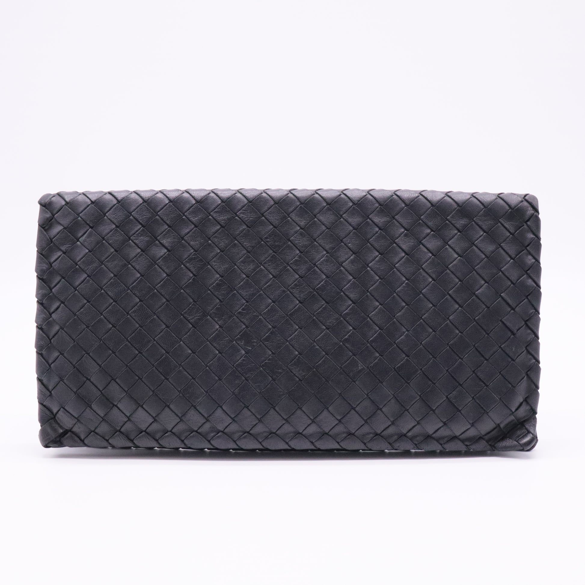 Nappa Intrecciato Turnlock Clutch Quetsche