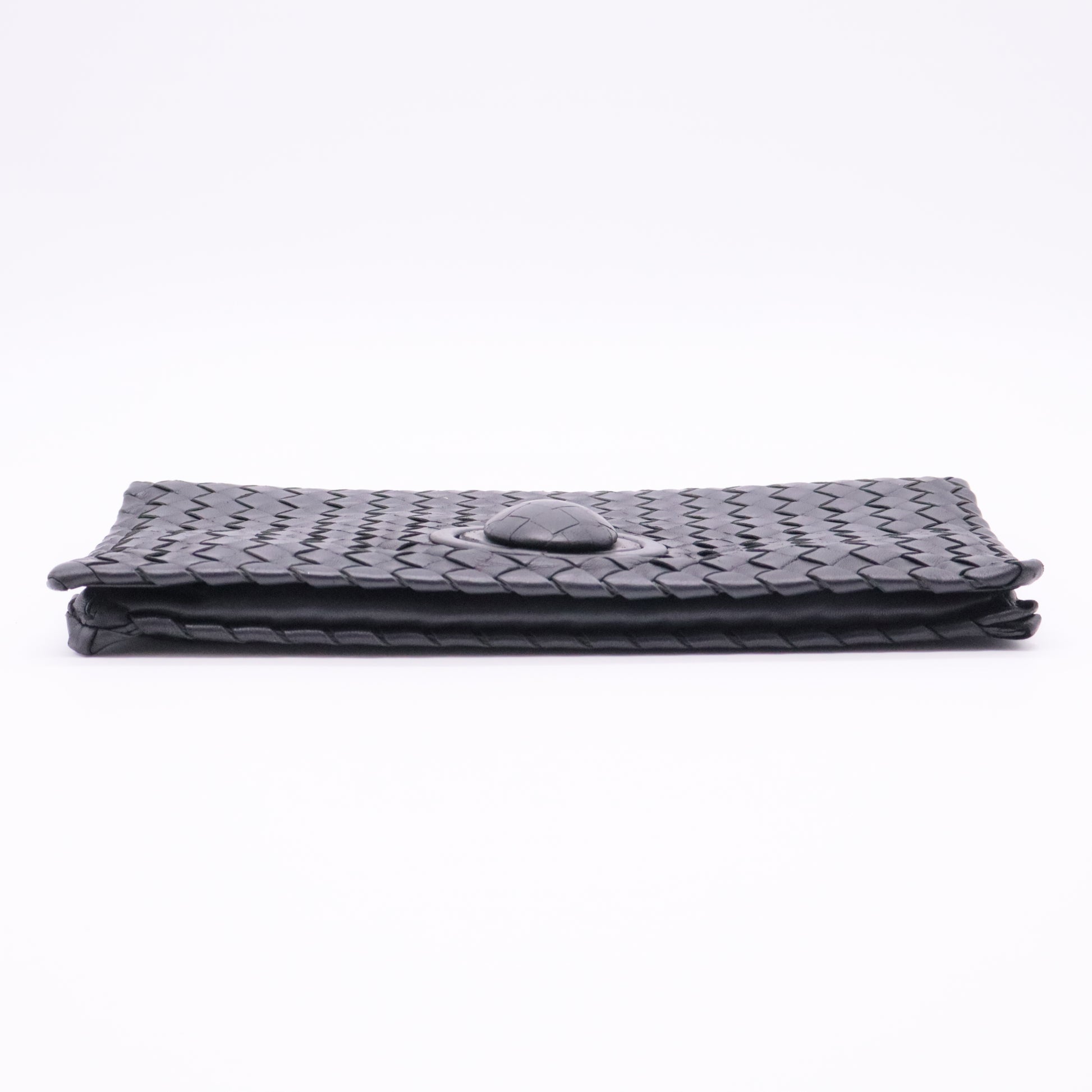 Nappa Intrecciato Turnlock Clutch Quetsche