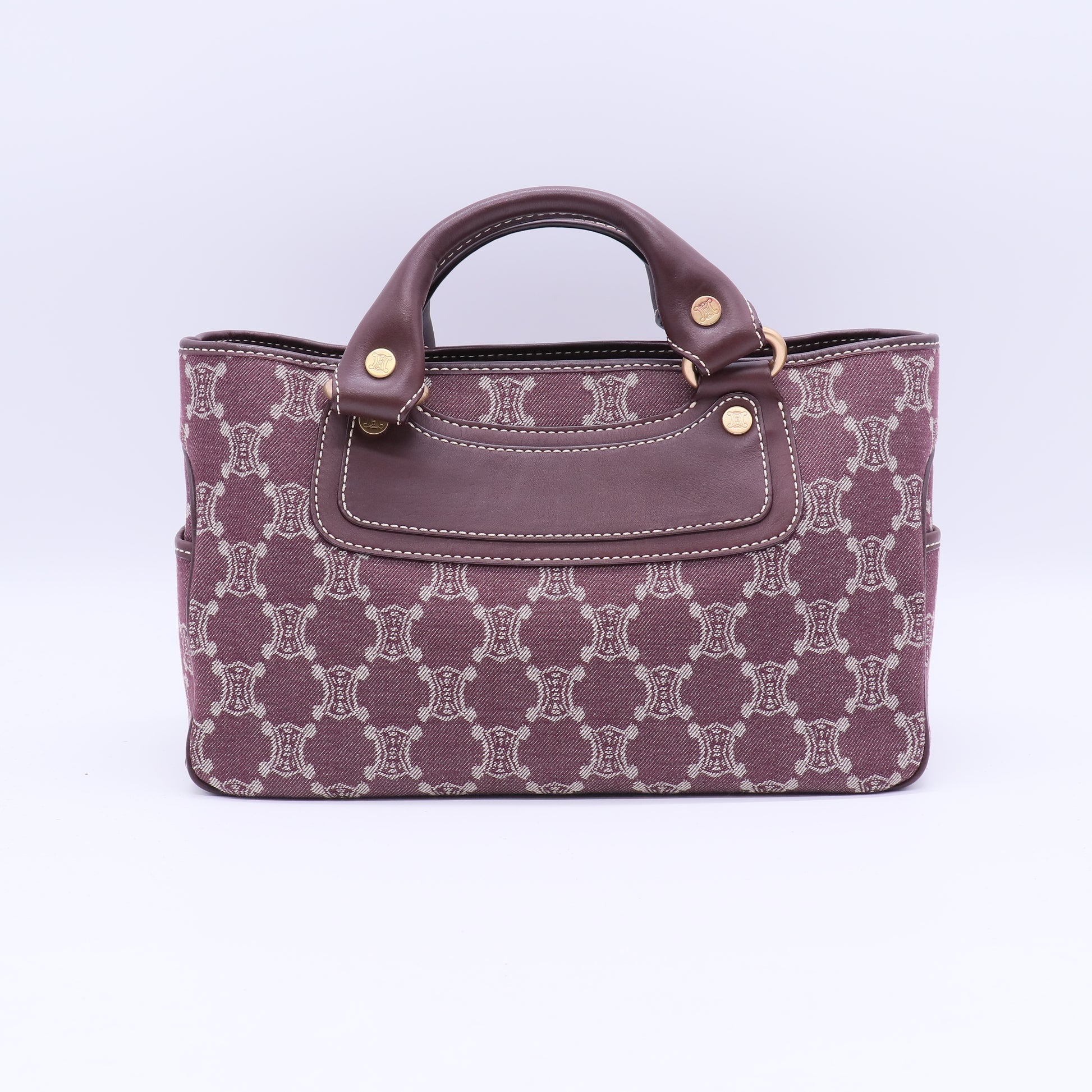 Céline Macadam Denim Boogie Handbag B21115