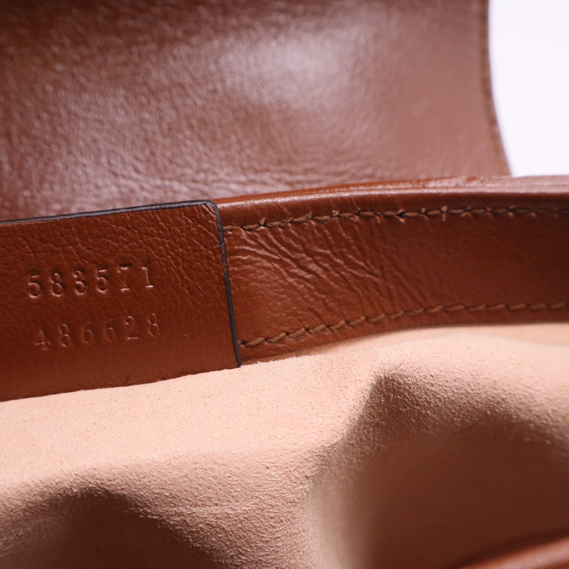 Brown Matelasse Leather Mini GG Marmont Top Handle Bag Twins