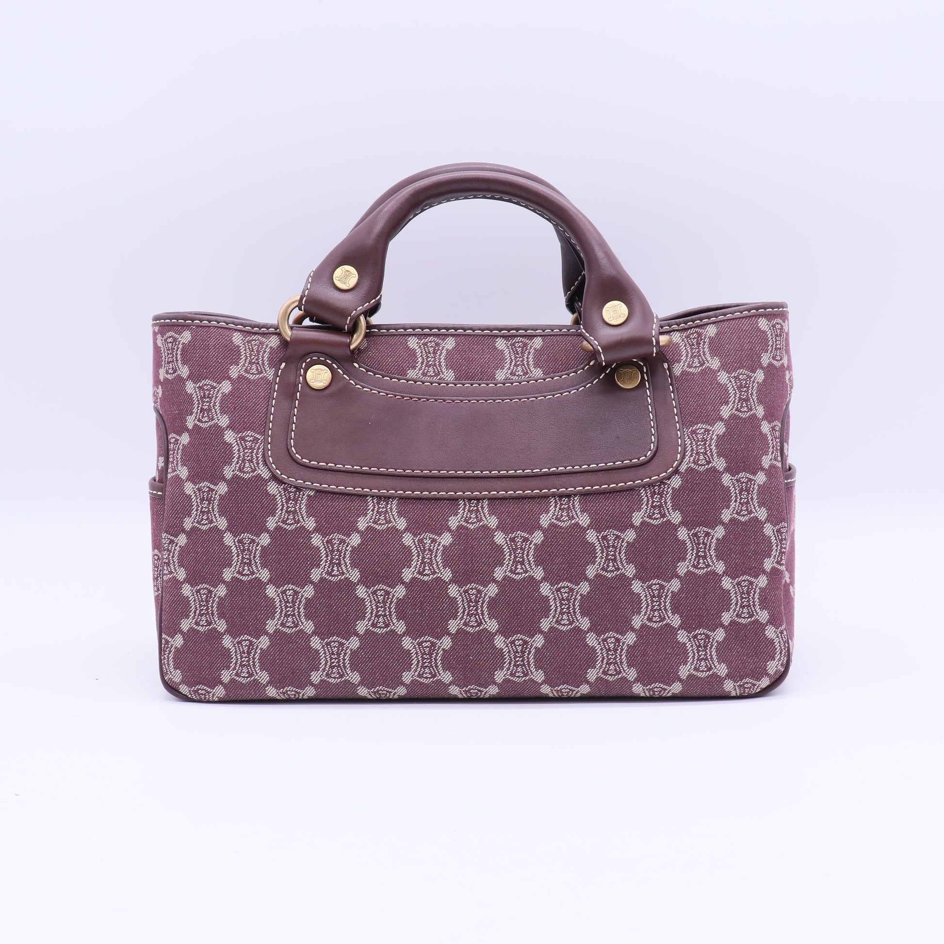 Céline Macadam Denim Boogie Handbag B21115